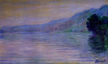 Die Seine bei PortVillez Harmonie im Blau Claude Monet Ölgemälde